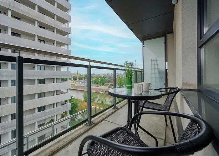 Odra Tower Apartments With Free Garage Wroclaw By Noclegi Renters